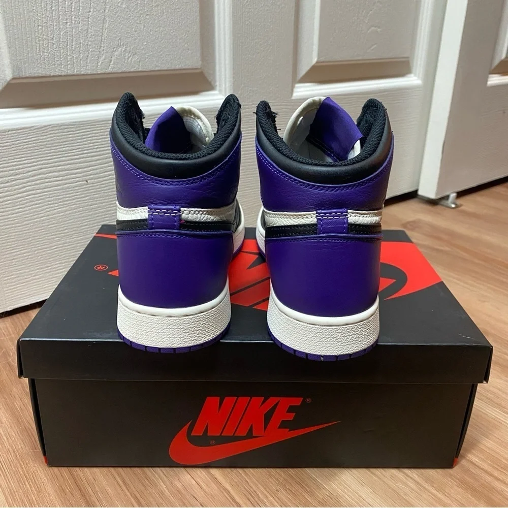 Air Jordan 1 Retro High OG GS ‘Court Purple’ Size 8.5